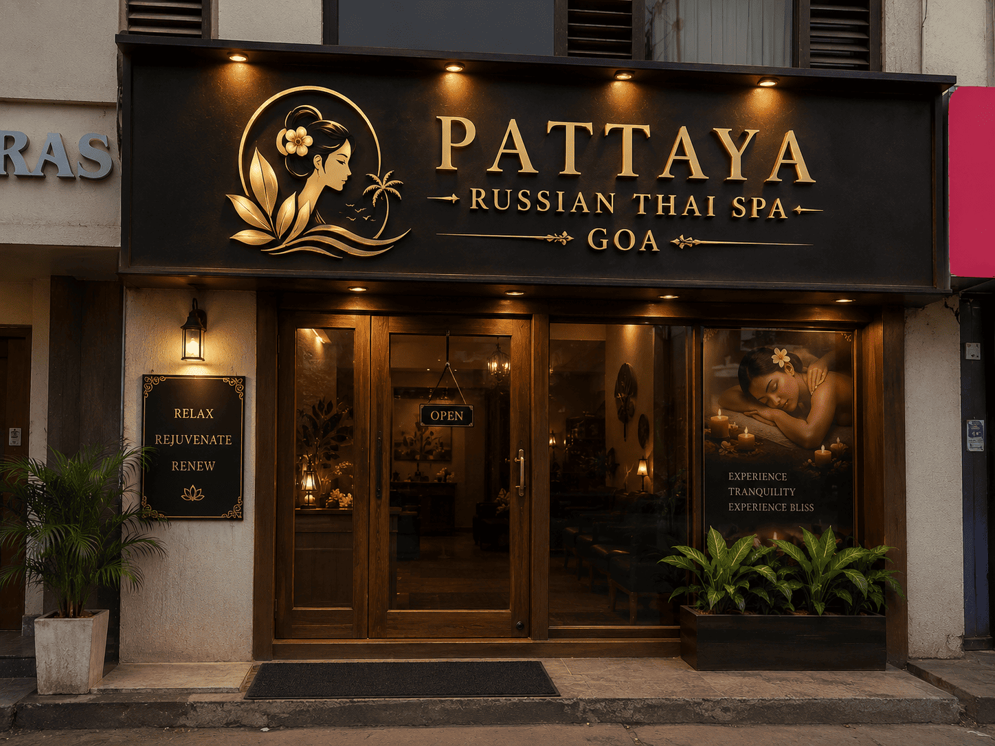 Pattaya Russian Thai Spa luxury entrance